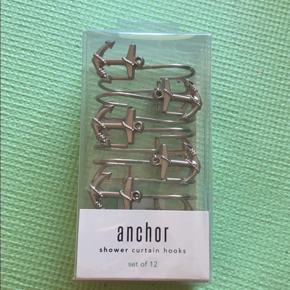 Brand new shower curtain hooks!